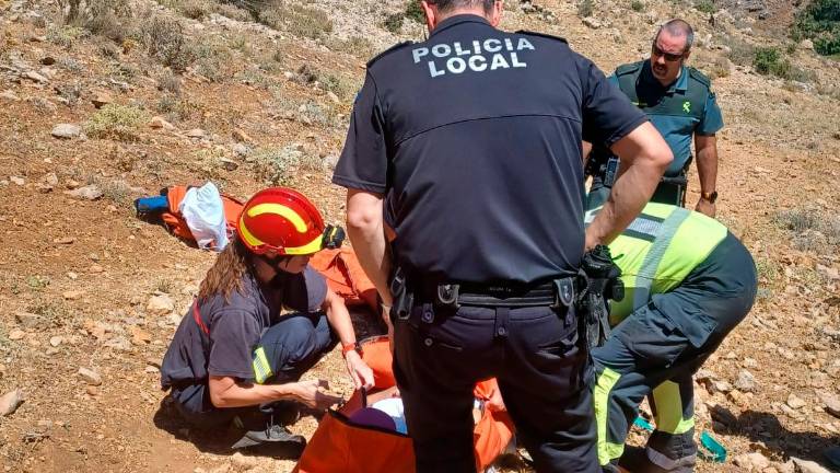 Rescatada una mujer en el sendero del Castillo Cinco Esquinas de Cazorla