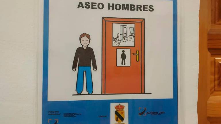 FACILIDADES. <i>Uno de los pictogramas en dependencias municipales.</i>