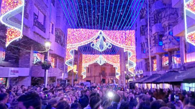 El corazón de Jaén se ilumina para inaugurar oficialmente la Navidad