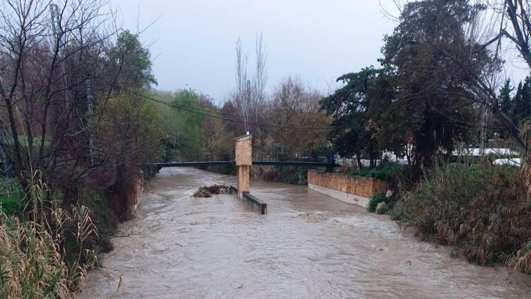 Vigilancia en la vega de los ríos por el temporal en Jaén