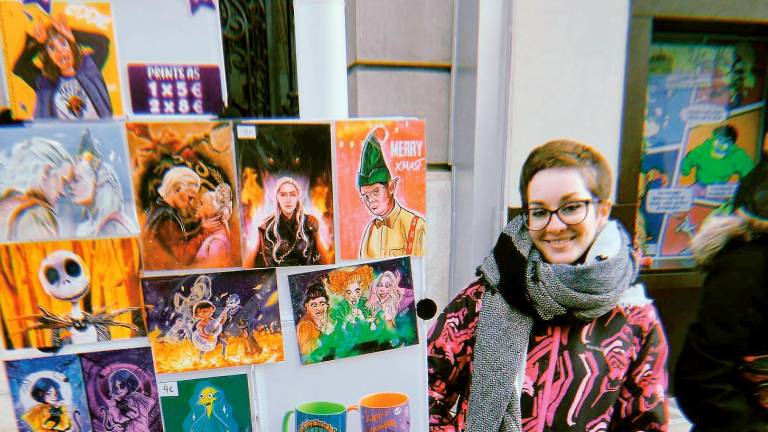 Una ilustradora que busca las sensaciones