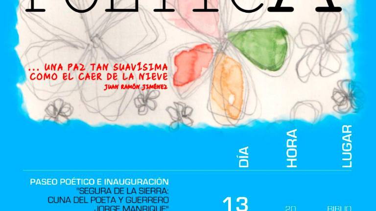 Versos caídos del balcón ilustran Santiago-Pontones