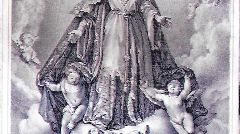 HISTORIA.<i> Litografía de Nuestra Señora del Amor Hermoso.</i>