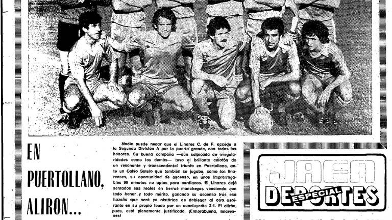 Cuando el Linares se codeaba con los grandes del fútbol