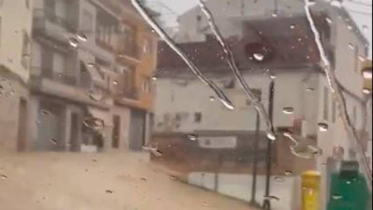 Tormenta en Los Villares con inundaciones