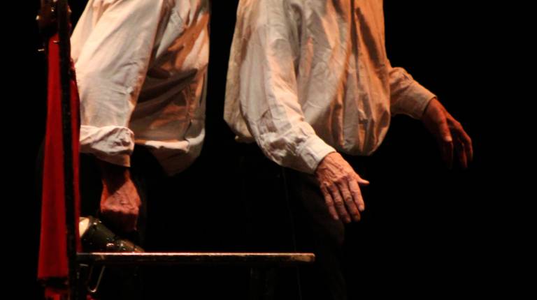 <i>Escena de “Manual para armar un sueño”, en el Teatro de La Merced de Cazorla. </i>