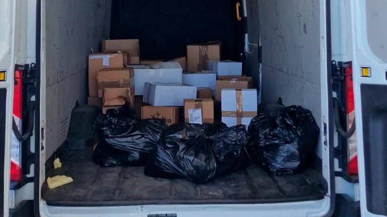 Contrabando en la A-44: Intervenida una furgoneta con 260 kilos de picadura de tabaco ilegal