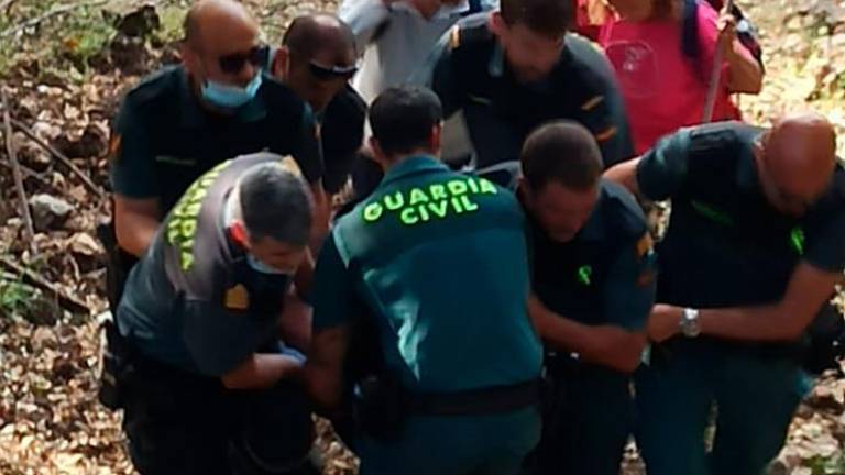 La Guardia Civil rescata a una senderista herida en Cazorla