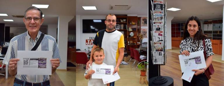 Los ganadores del sorteo ya recogen sus entradas para el Real Jaén-Torre del Mar