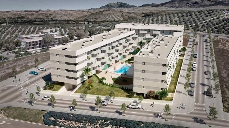 Proyecto de construcción de cerca de 80 viviendas de protección junto al Jaén Plaza