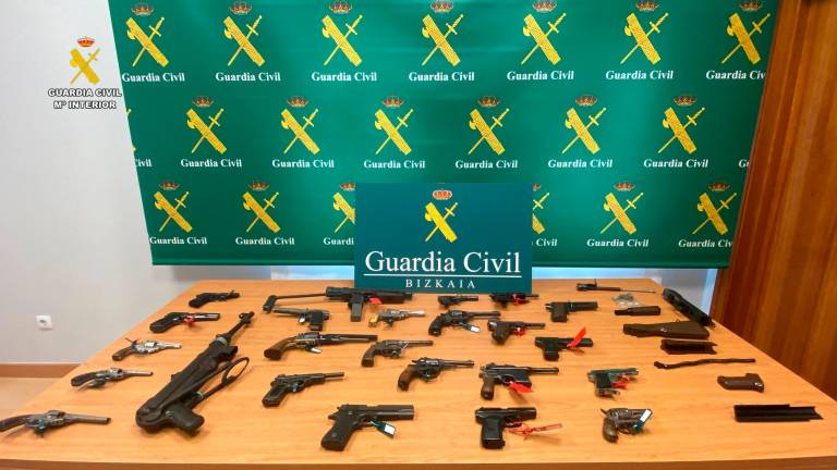 Desarticulada una organización de tráfico de armas con ramificaciones en Jaén