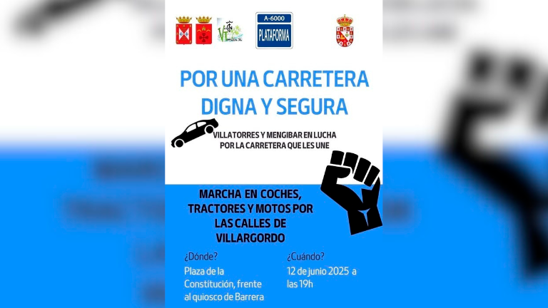 Convocada una marcha para exigir el arreglo de la A-6000, entre Mengíbar y Villatorres