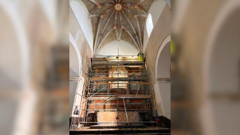 La restauración de la Iglesia de Santo Domingo finalizará en junio