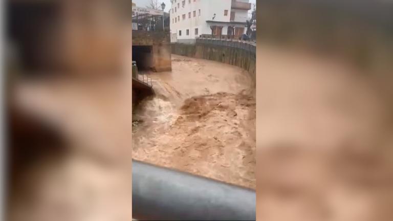 El caudal del río Cambil muestra toda su fuerza