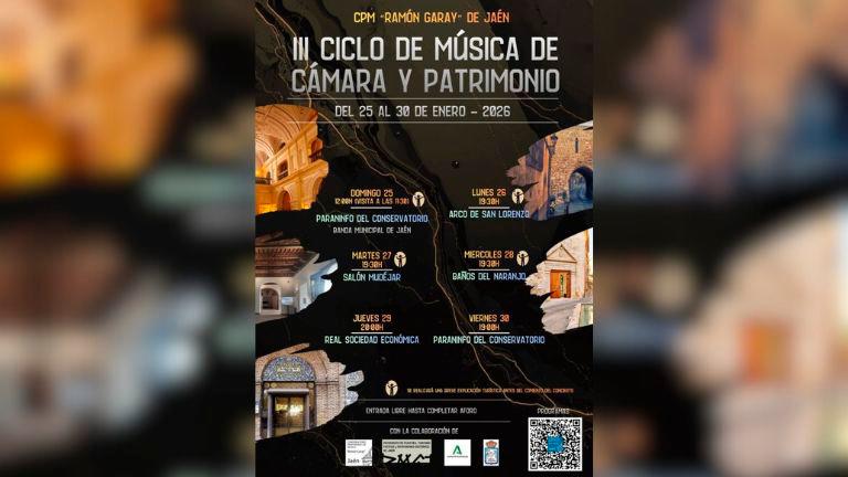Arranca el III Ciclo Música de Cámara y Patrimonio con el Conservatorio Profesional de Música Ramón Garay