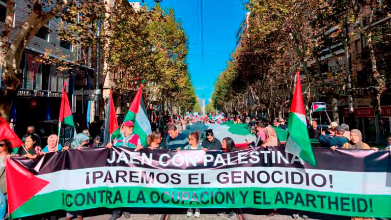Los jiennenses con Palestina