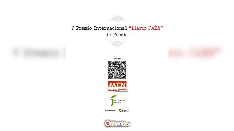 Convocado el V Premio Internacional “Diario JAÉN” de Poesía 2026