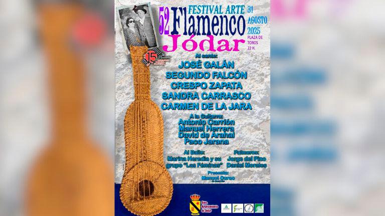 Vuelve el Festival de Arte Flamenco de Jódar el 31 de agosto