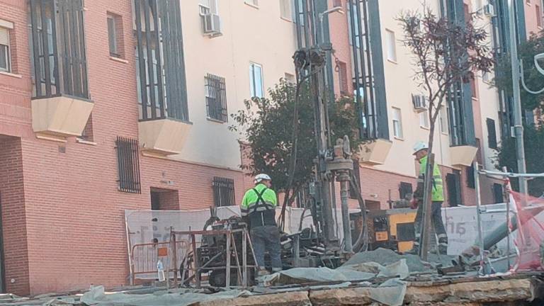 El recorrido de la San Antón, modificado por el hundimiento de la calle Unicef