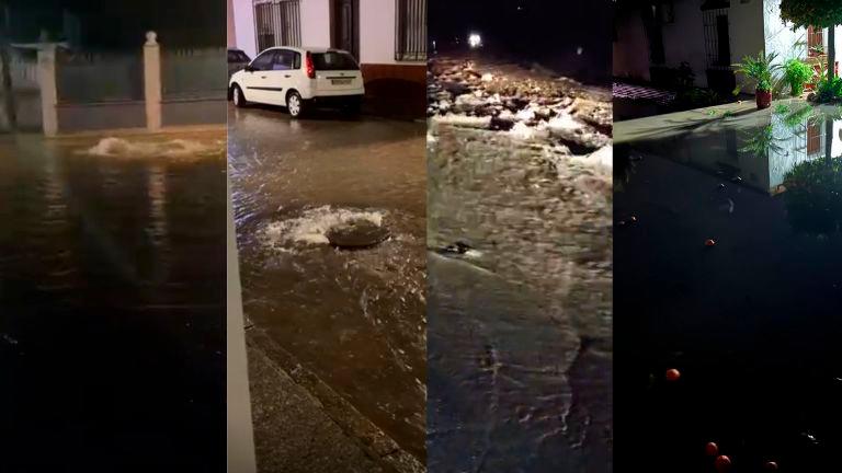 Marmolejo contabiliza innumerables incidencias por las lluvias