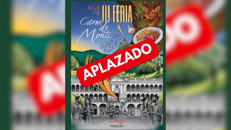 Queda aplazada la Feria de la Carne de Monte de Andújar por lluvia