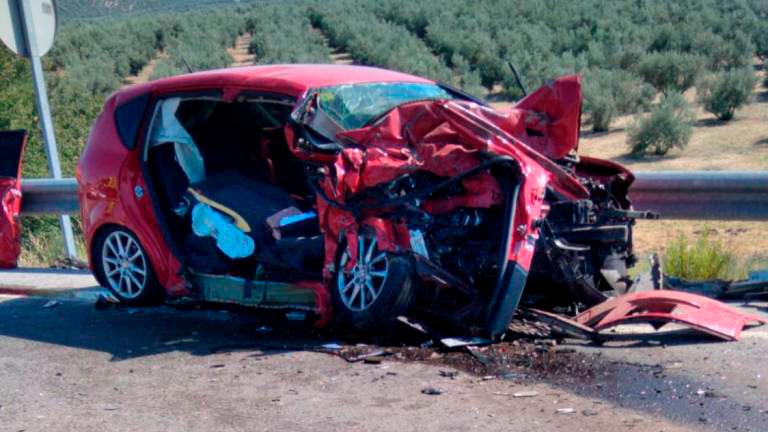 El accidente de la N-432 en Alcalá deja una fallecida