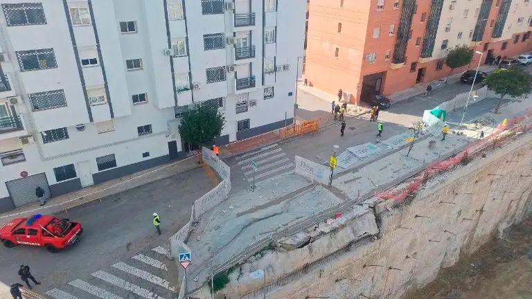 Calle Unicef, durante la mañana del pasado 14 de enero. Archivo.