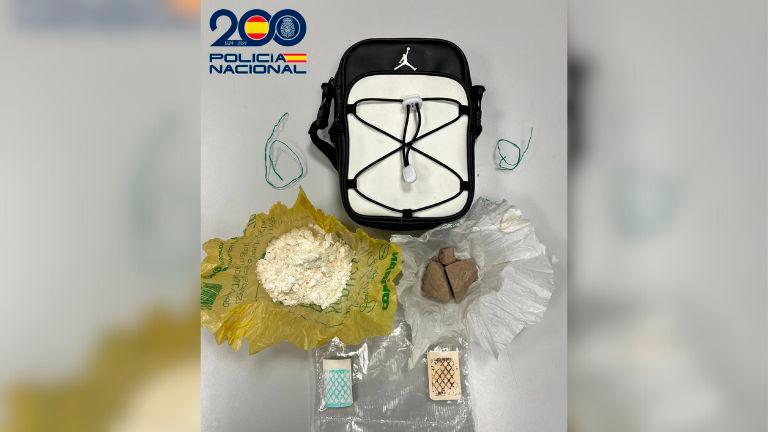 Detenido en Andújar por llevar drogas con un valor de 15.000 euros en su riñonera