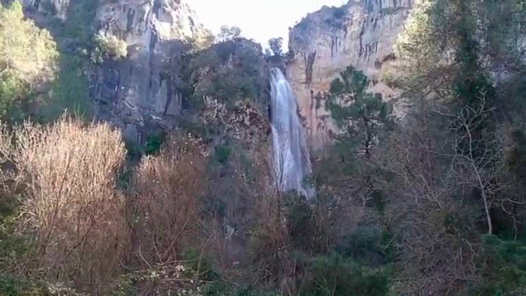 Las cascadas de la Osera y del Chorrogil, tras las lluvias