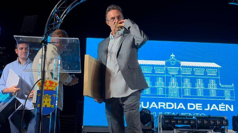 Santi Rodríguez pregonó el inicio de las fiestas y fue nombrado Hijo Adoptivo. / Ana Isabel Bravo / Diario JAÉN.