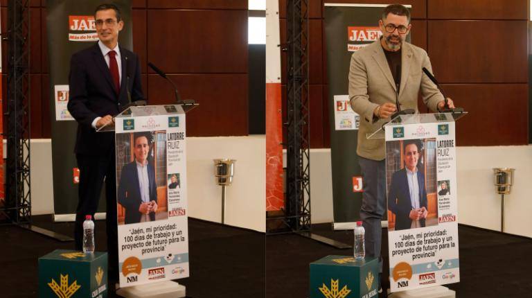 <i>A la izquierda, Fernando Planelles y a la derecha, Andrés Rodríguez. / Jason Moyano / Diario JAÉN. </i>