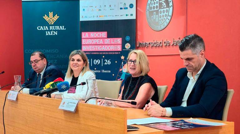 <i>Presentación de La Noche Europea de los Investigadores. / Universidad de Jaén. </i>