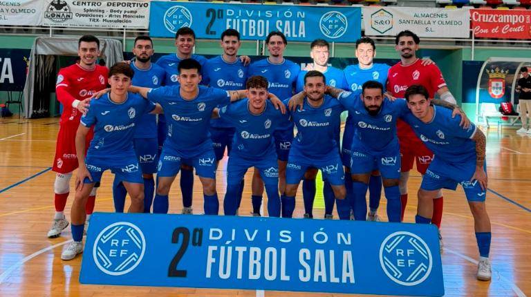 <i>Formación del Avanza que jugó en la pista del UA Ceutí. / Avanza.</i>