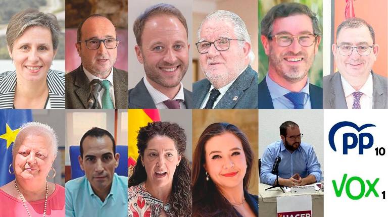 <i>Los delegados territoriales de la Junta de Andalucía en Jaén de la legislatura 2026/2030.</i>