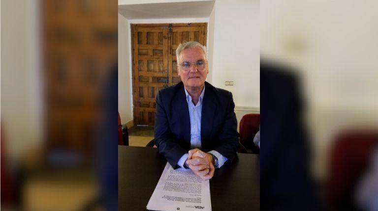<i>Antonio Gil Muñoz, presidente de la Asociación de Empresas de Servicios a Aseguradoras y Afines (AESA). / Jason Moyano / Diario JAÉN.</i>