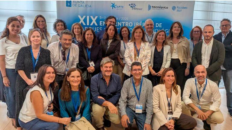 <i>Apertura del XIX encuentro Ibérico de Parques Científicos y Tecnológicos. / Diputación de Jaén. </i>