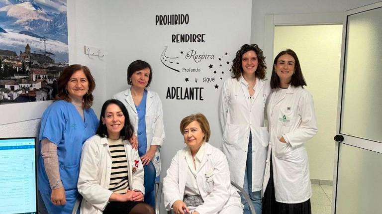 <i>Equipo de la Unidad de Hematología del Hospital de Úbeda. / Junta de Andalucía.</i>