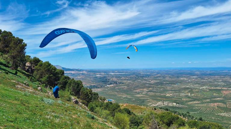 <i>Participantes en el paraje Siete Pilillas.</i>