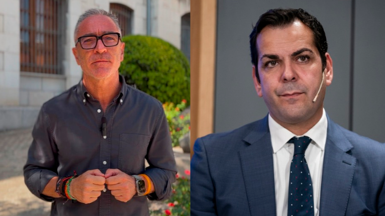 <i>Luis Mariano Camacho y Juan Diego Requena. / Europa Press. </i>
