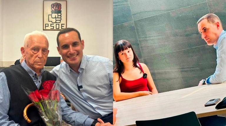 <i>Juan Latorre se reúne con Eugenio Chacón en La Puerta y con Elvira Raya en Cazalilla.</i>