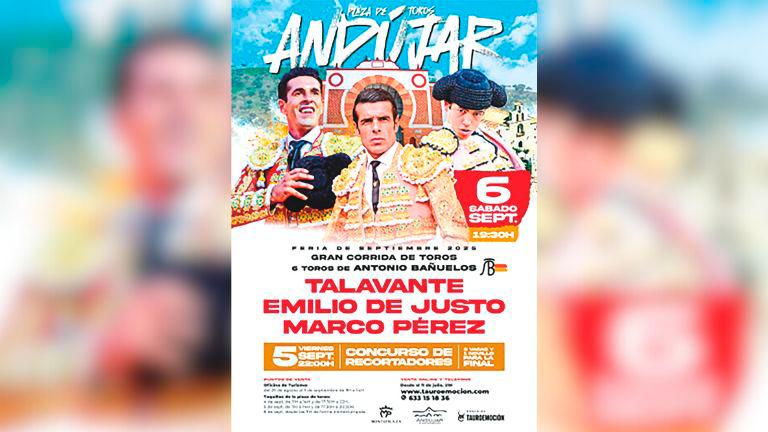 Tauroemoción “aterriza” con un cartel de primer nivel en Andújar
