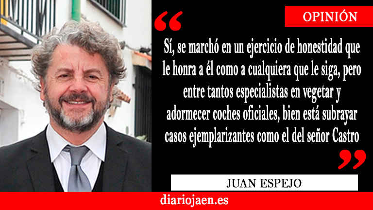 Decir y hacer, que Miguel se moja