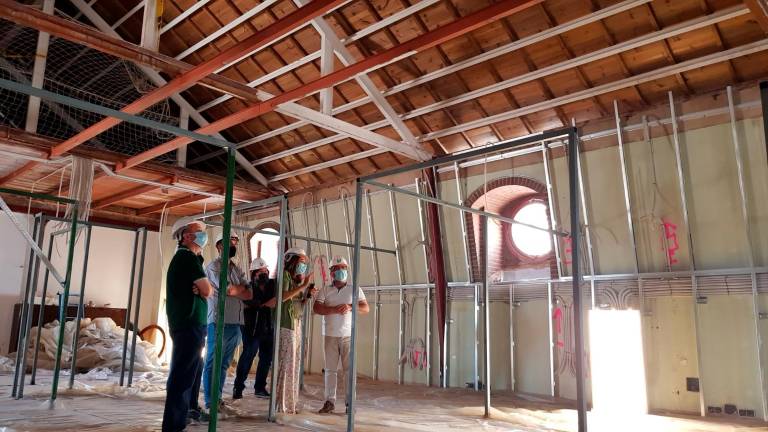 Las obras de rehabilitación del Palacio de Diputación están ya al 40% de su ejecución