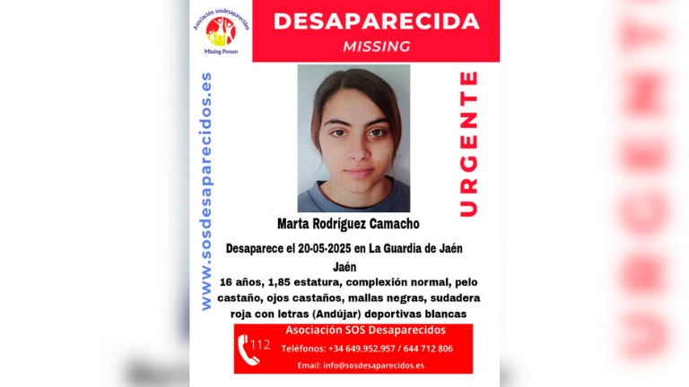 Desaparecida una menor de 16 años en La Guardia de Jaén