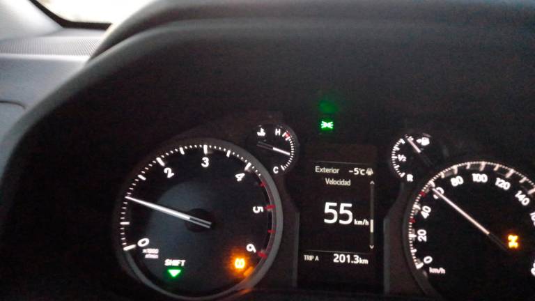 5 grados bajo cero en el Cedefo de Huelma