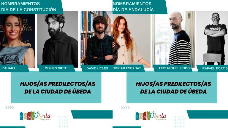 Úbeda nombrará hijos predilectos a seis referentes por su trayectoria y compromiso