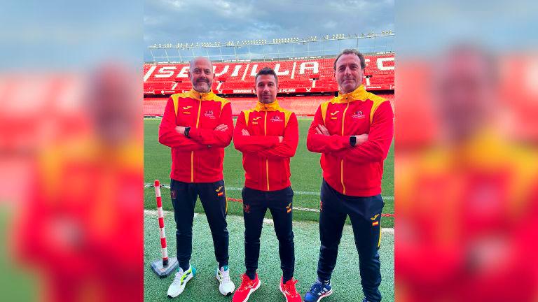 Tres exjugadores jiennenses, embajadores en el Mundial de Fútbol 7 de Trasplantados