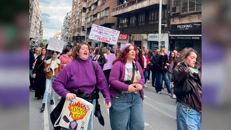 Así ha sido la manifestación del Día Internacional de la Mujer en Jaén