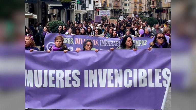Así ha sido la manifestación del Día Internacional de la Mujer en Jaén