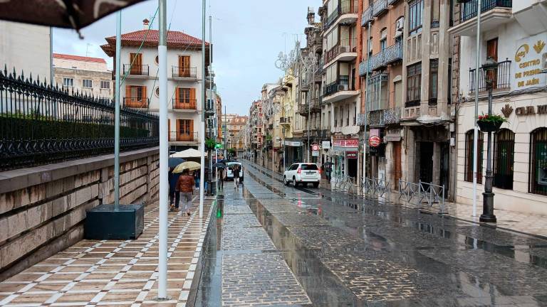 Sábado de paraguas obligatorio en Jaén por el empuje de la borrasca Claudia